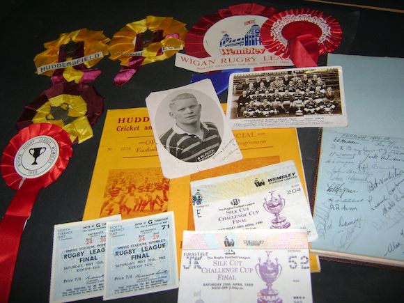 Bonhams : A collection of rugby memorabilia including late 1940's ...