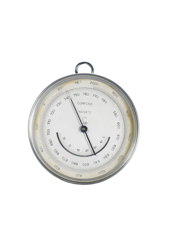 Bonhams : An early 20th Century portable barometer, Lufft,