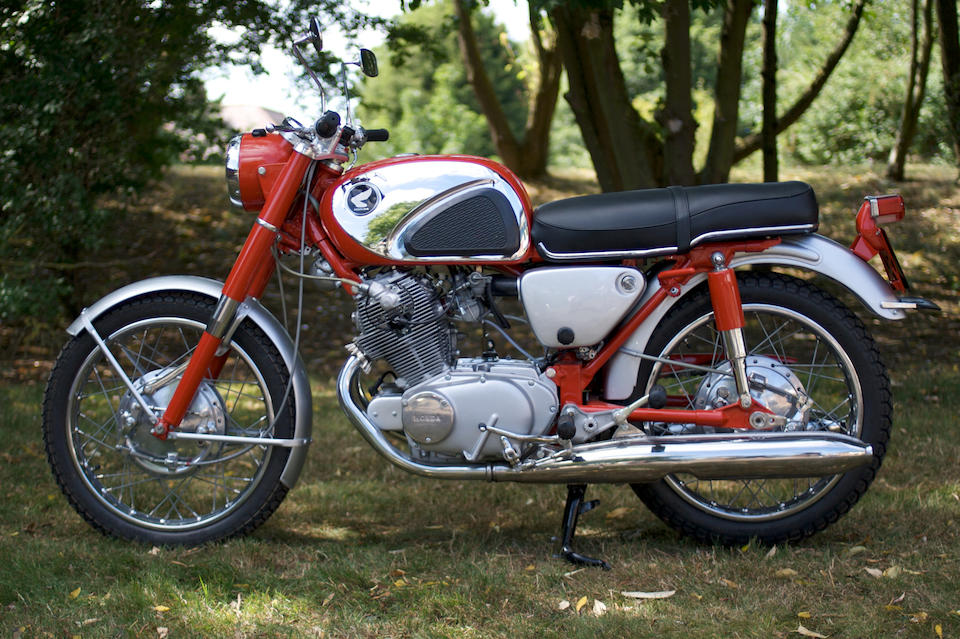 Bonhams : 1963 Honda 247cc CB72 Frame no. CB72 311812 Engine no. CB72E ...