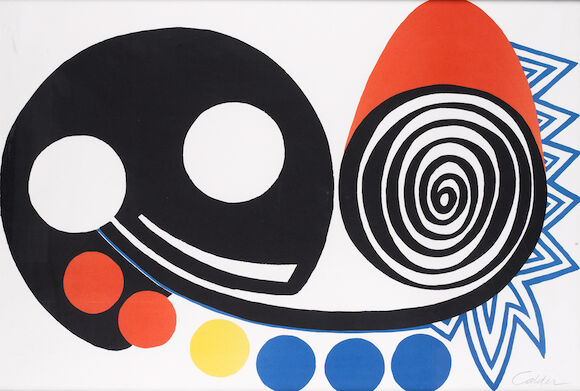 Bonhams : Alexander Calder (American, 1898-1976) Mask, Spirals and Dots ...