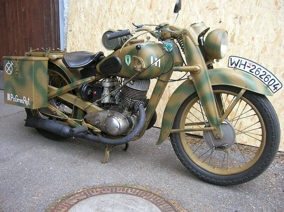 DKW nz 350 мотоцикл для вермахта