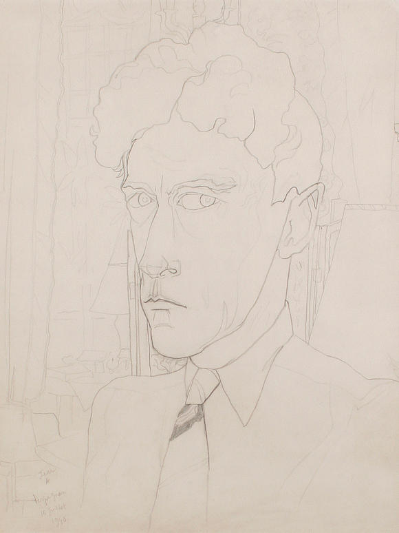 Bonhams Jean Cocteau French 1889 1963 Self Portrait