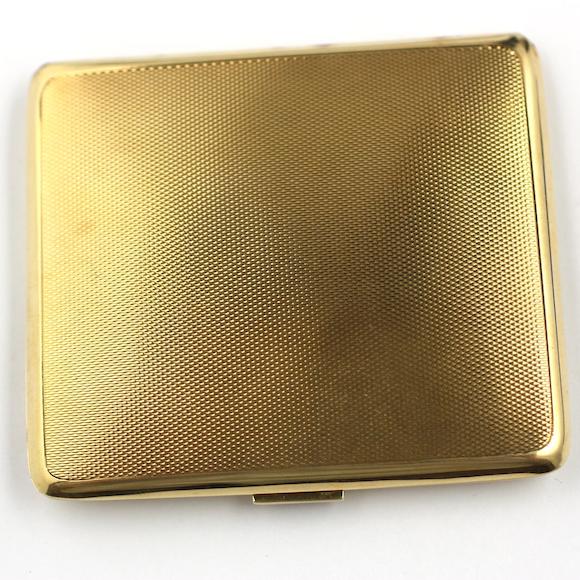 Bonhams : An 18ct gold cigarette case