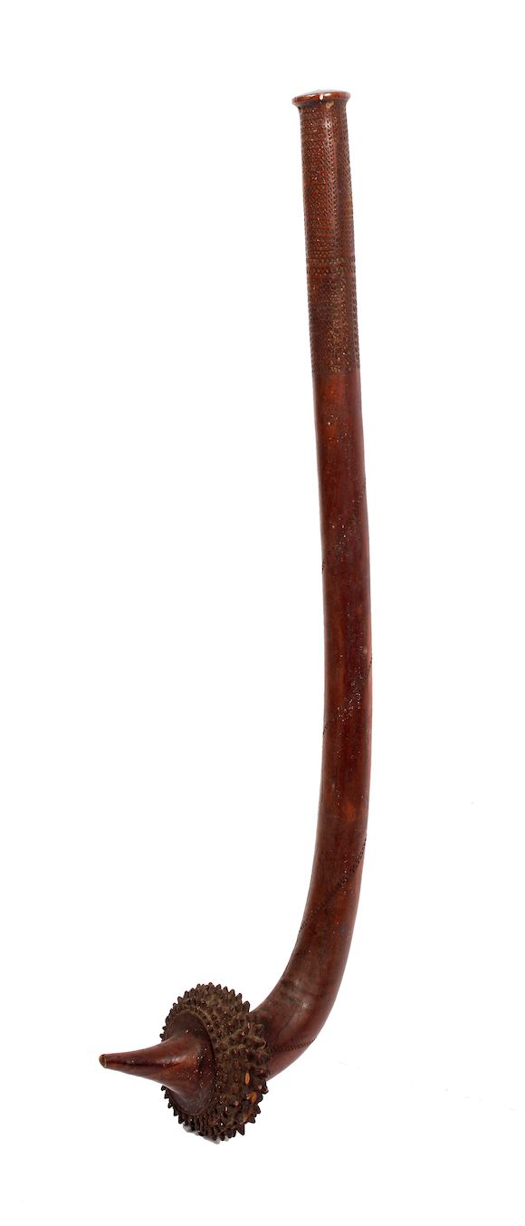 Bonhams A Fiji 'pineapple' club 94cm