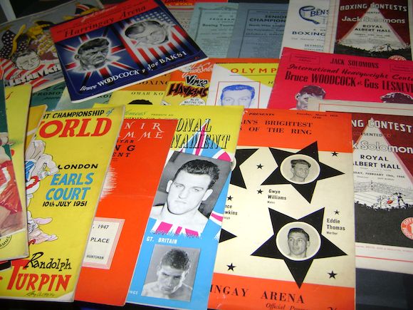Bonhams : 1940-1950 boxing programmes