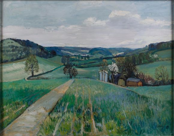 Bonhams : John Livesay (British) From Bledlow Ridge, Bucks, Looking ...