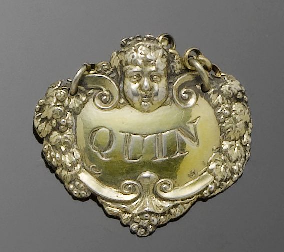 Bonhams : An early 19th century silver-gilt spice label, unmarked ...