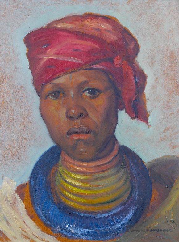 Bonhams Johanna Wassenaar (South African, 18961971) African woman