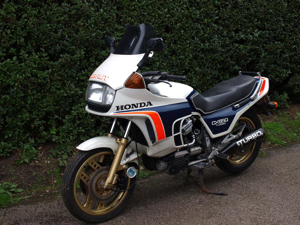 Bonhams 1985 Honda Cx650 Turbo Frame No Rc16 Engine No Rc16e
