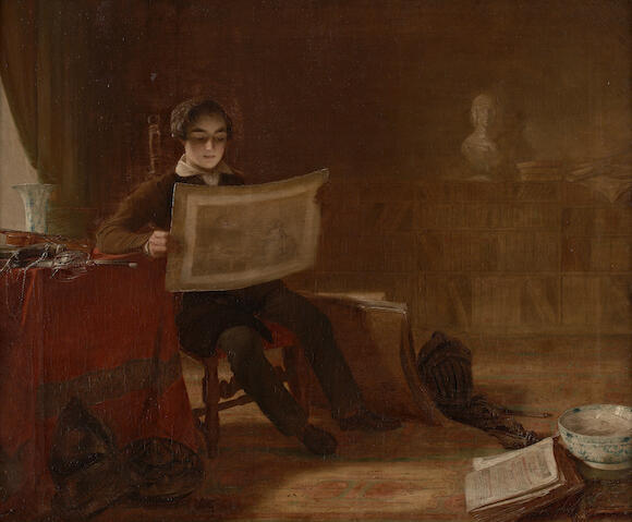 Bonhams Charles Lees, RSA (Scottish, 18001880) The Young Connoisseur