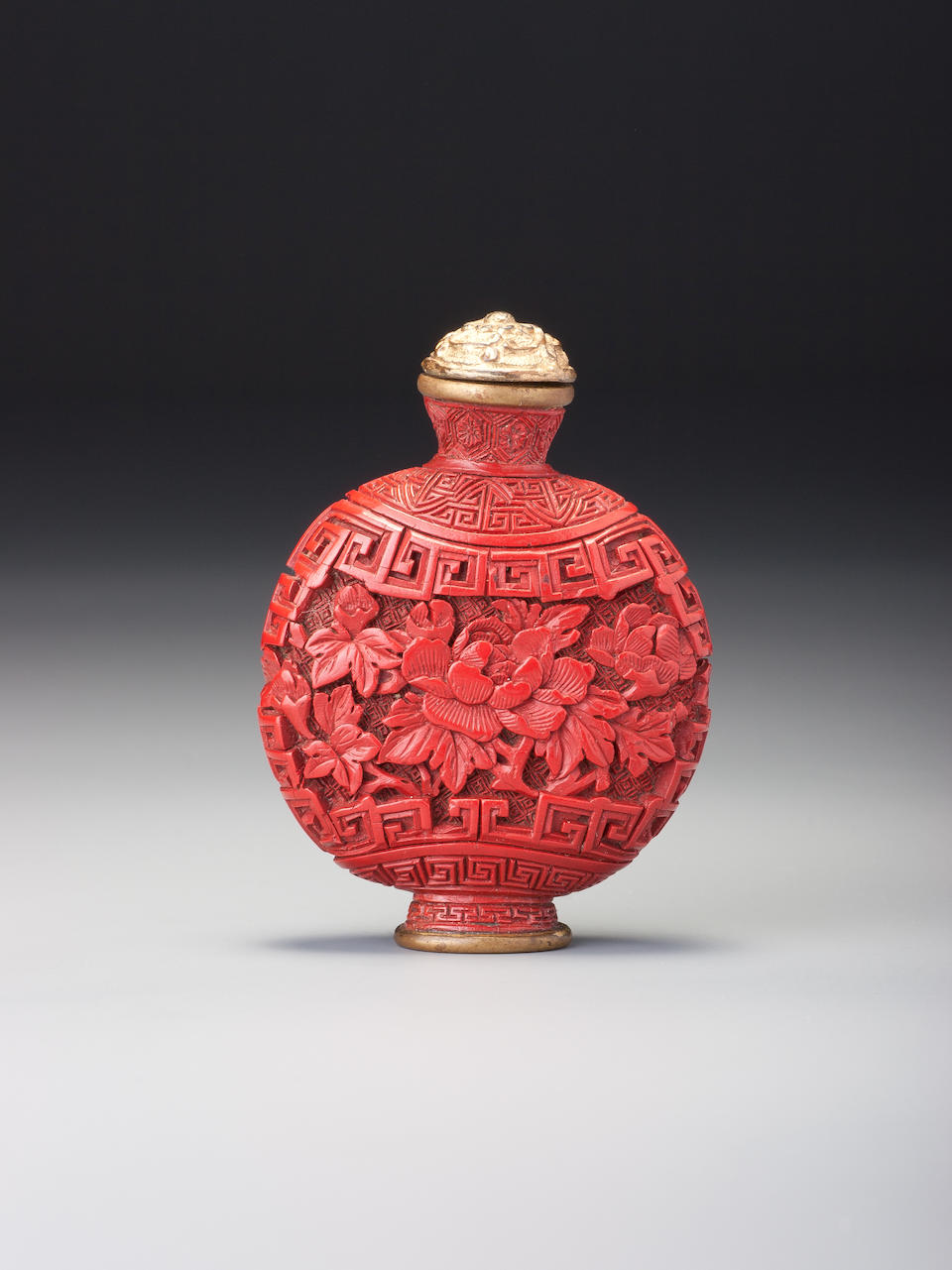 Bonhams : A carved cinnabar lacquer snuff bottle Probably Imperial ...