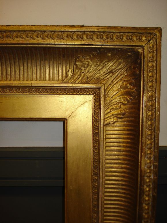 Bonhams : A French 19th Century gilded composition Empire frame