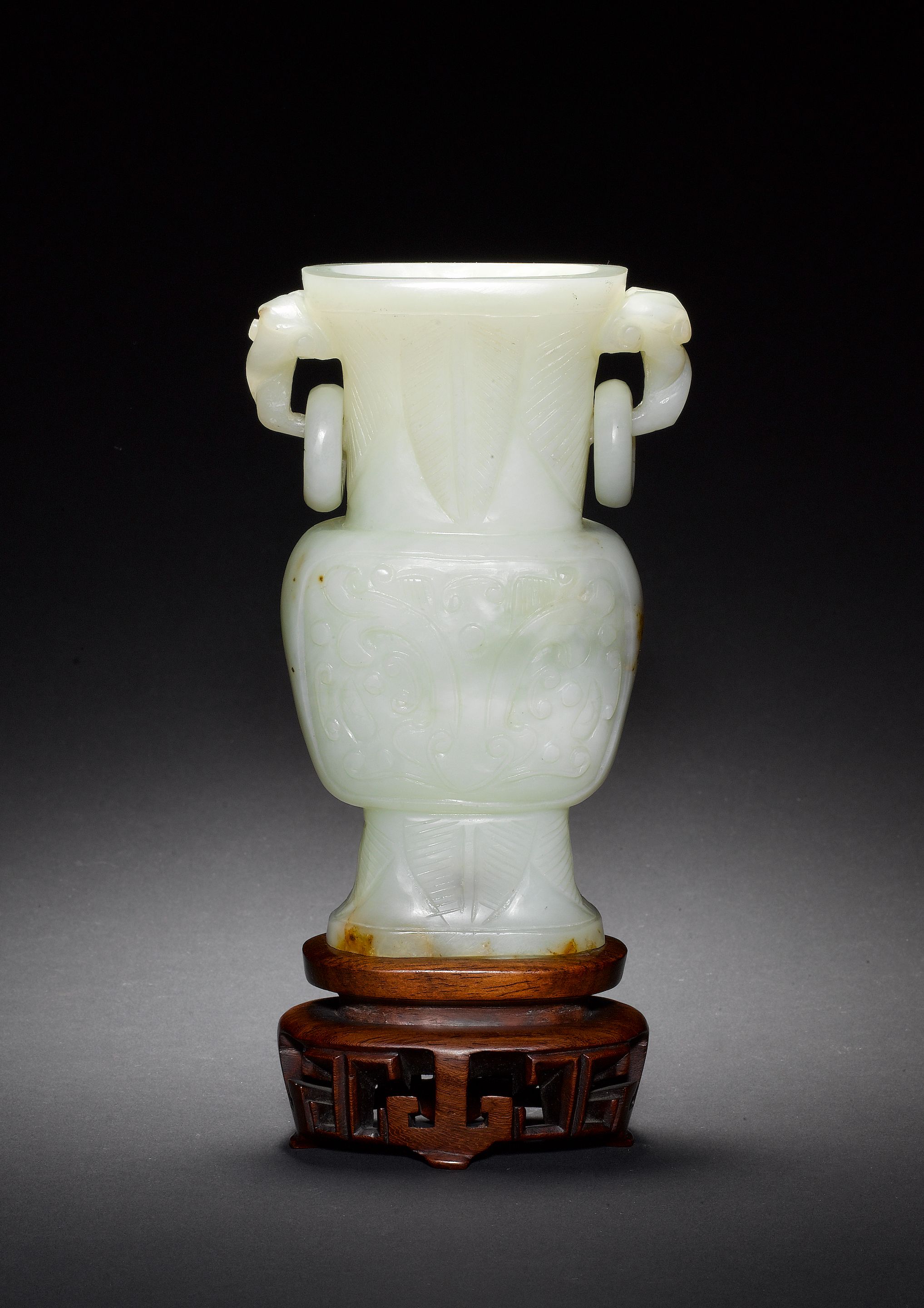A jade vase