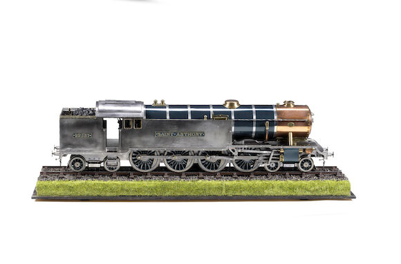 Bonhams : A fine 2 1/2in gauge live steam three cylinder 4-8-4 Express ...