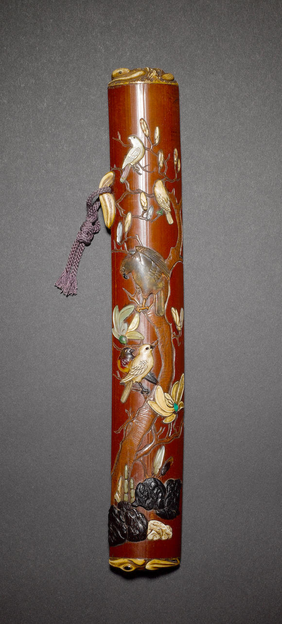 Bonhams : A Japanese sagemono or converted saya 19th/20th century