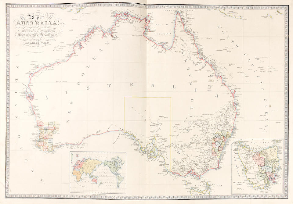 Bonhams : WYLD (JAMES) A New General Atlas of Modern Geography ...