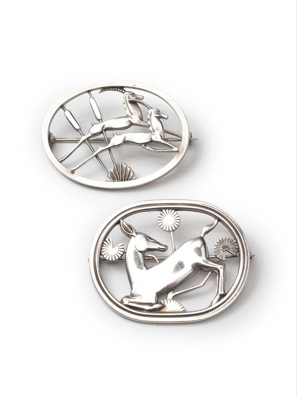 A Unicorn brooch by Geoffrey Bellamy