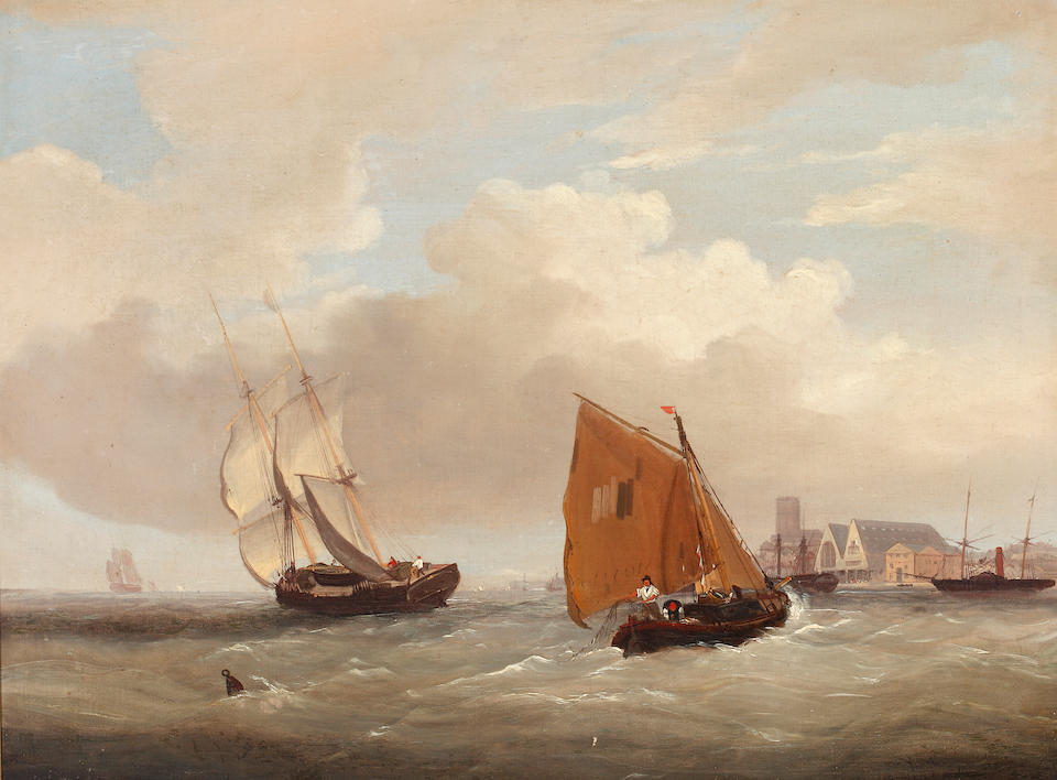 Bonhams : Circle of Frederick Calvert (British, c.1785 - 1844) Fishing ...