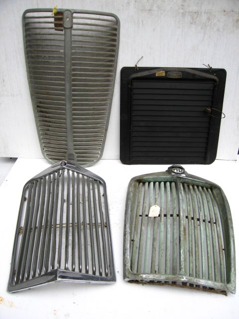 Bonhams Cars : Three radiator grilles,