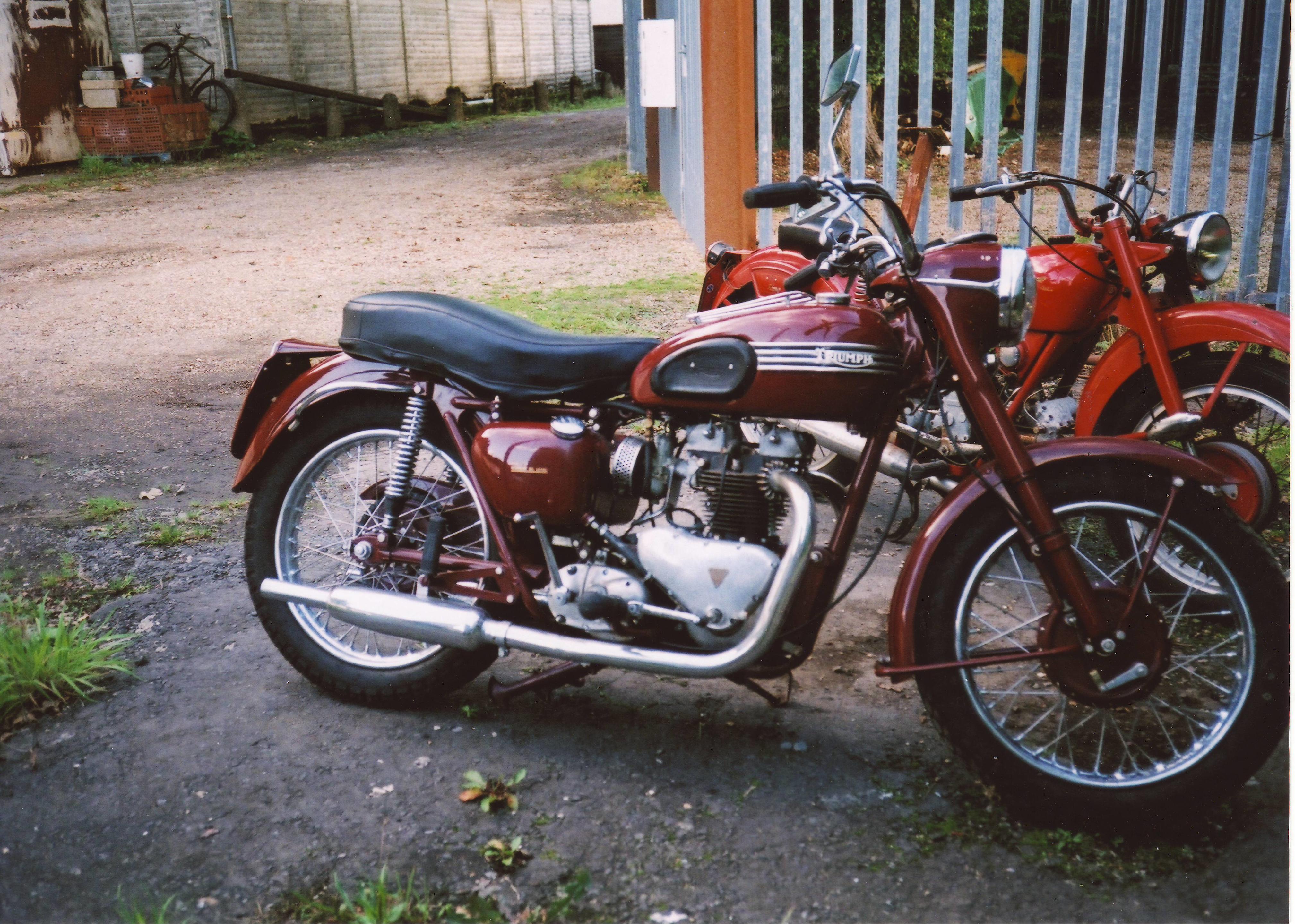 Bonhams Cars : 1956 Triumph 500cc Speed Twin Frame no. 70216