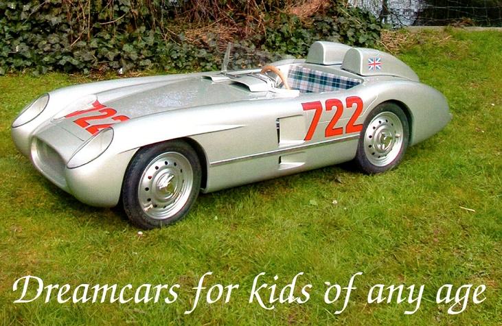 A Mercedes Benz 300SLR childs car,