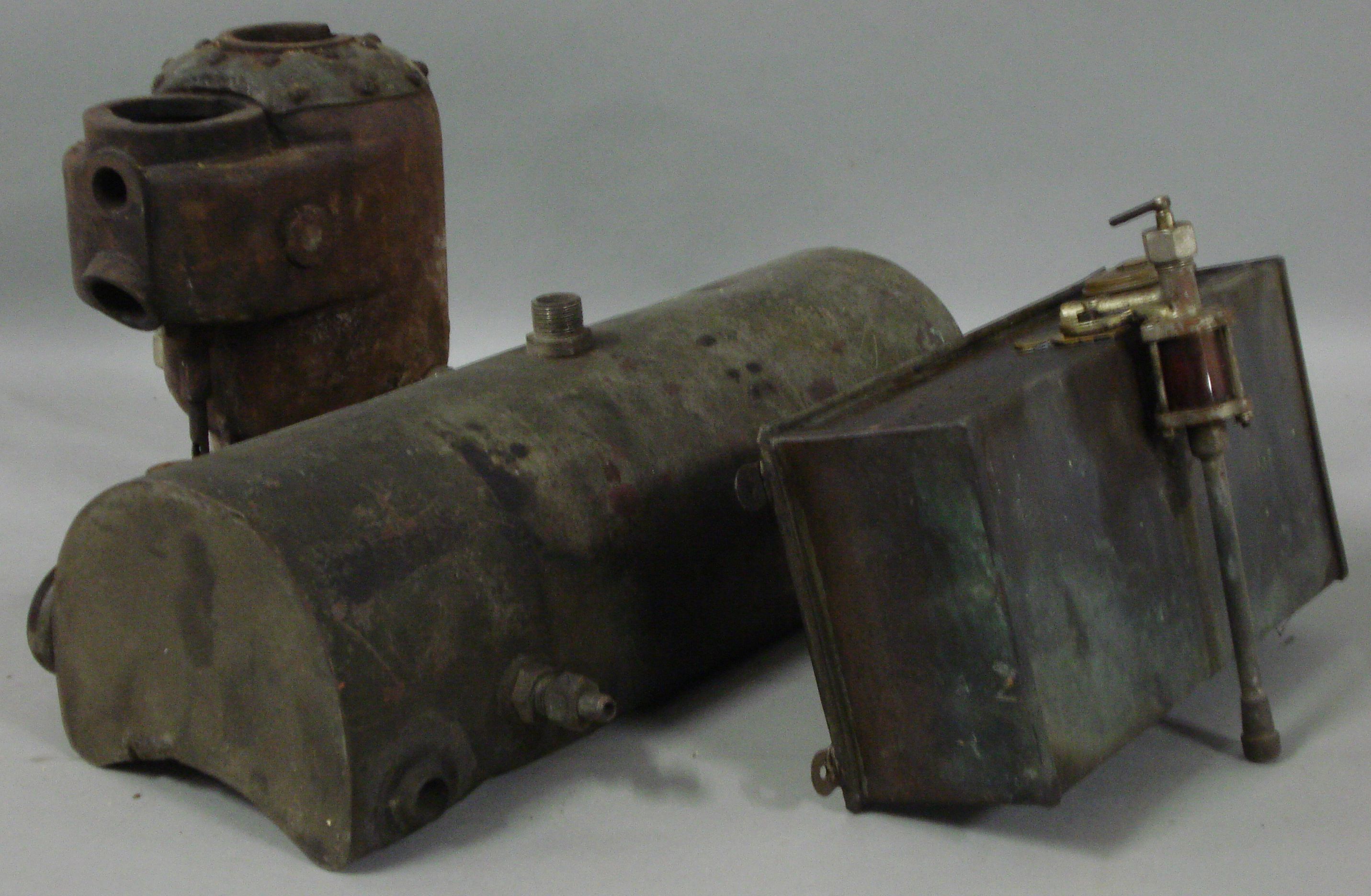 Bonhams Cars Three veteran motor car parts,