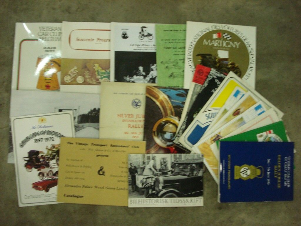 Bonhams Cars : Veteran and Vintage Car Rally Programmes,