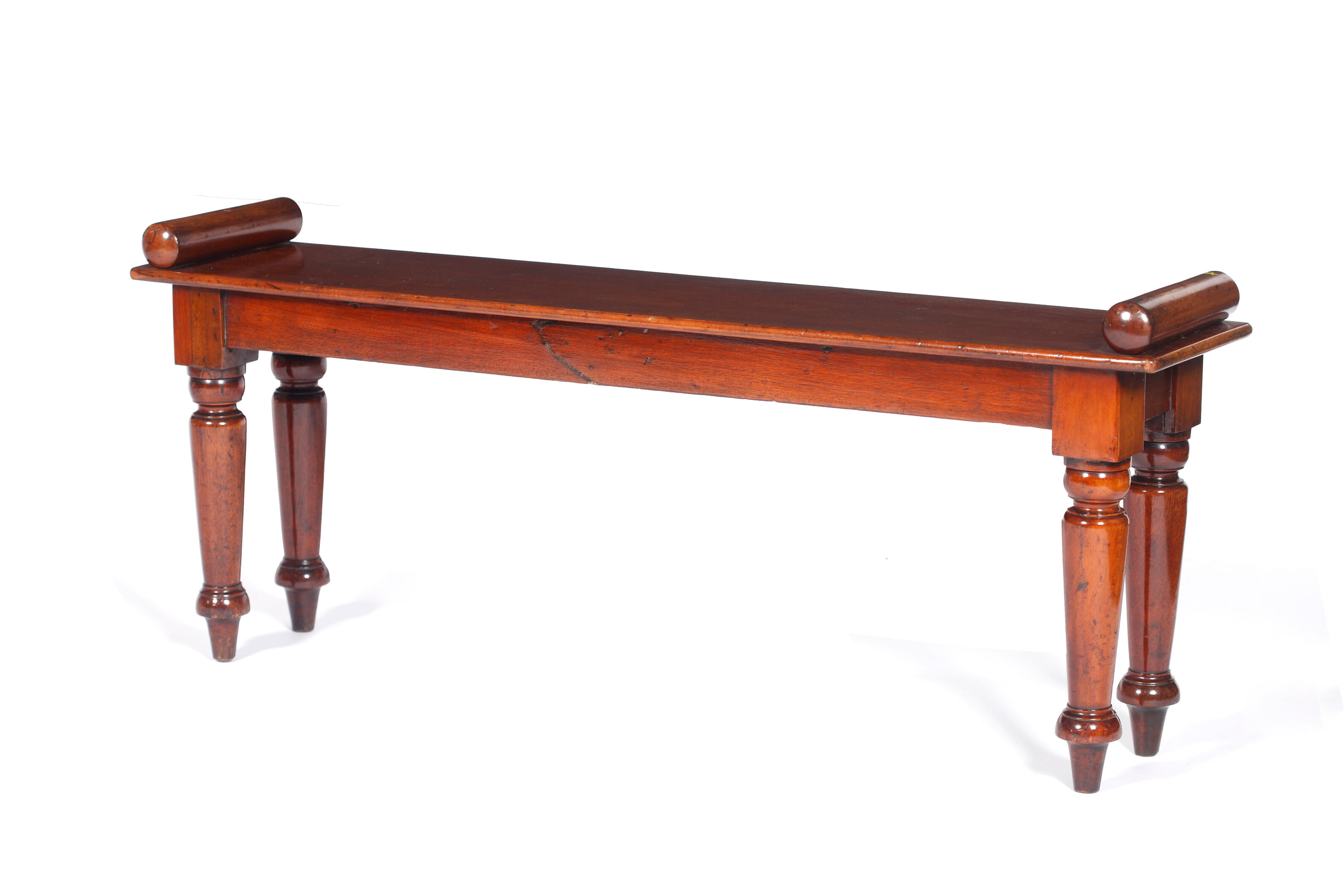 Bonhams A Victorian mahogany window seat
