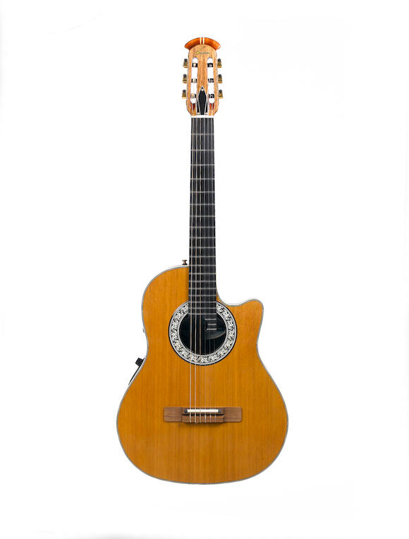 Bonhams : A 1985/86 Ovation Model 1663 Classic Cutaway, Serial No. 307884,
