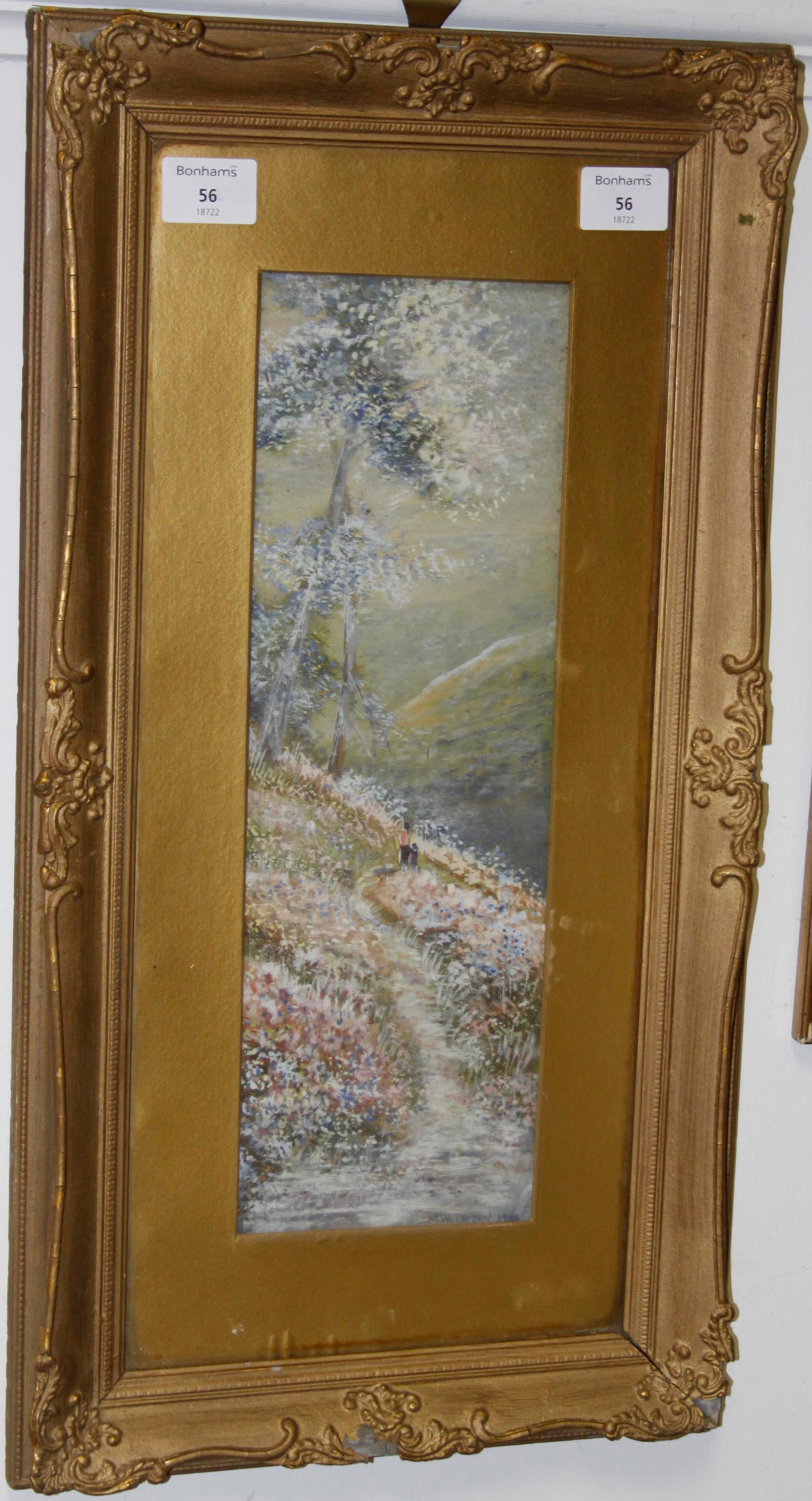 Bonhams : Margaret Winifred Tarrant (British, 1888-1959) Landscape with ...