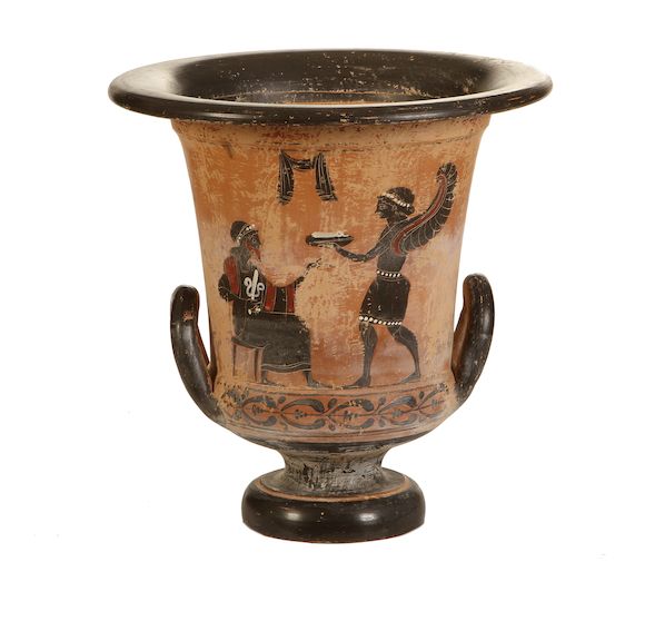 Bonhams A terracotta two handled Greekstyle urn