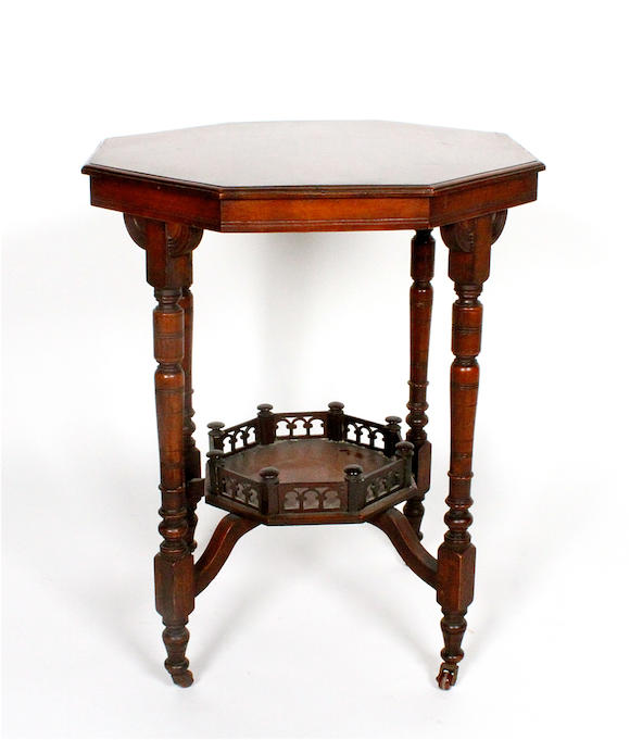 Bonhams An Edwardian Mahogany Octagonal Occasional Table