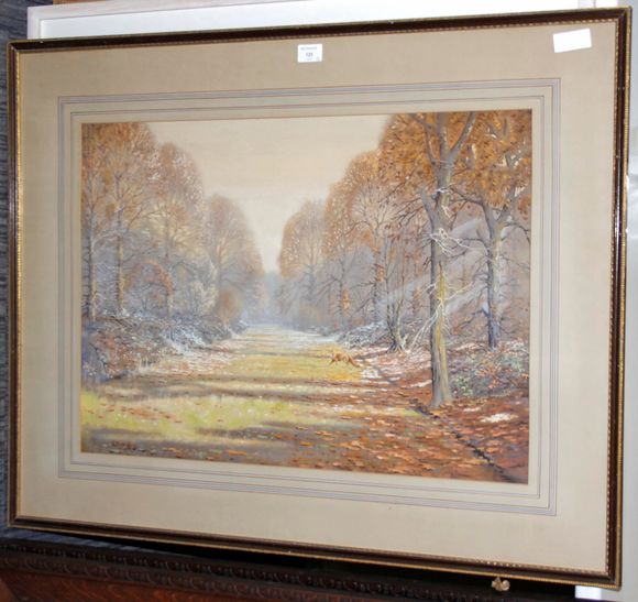 Bonhams Eric MeadeKing (British, born 1911) Fox with pheasant in an