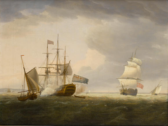 Bonhams : Thomas Whitcombe (British, 1760-1824) The return to Dover