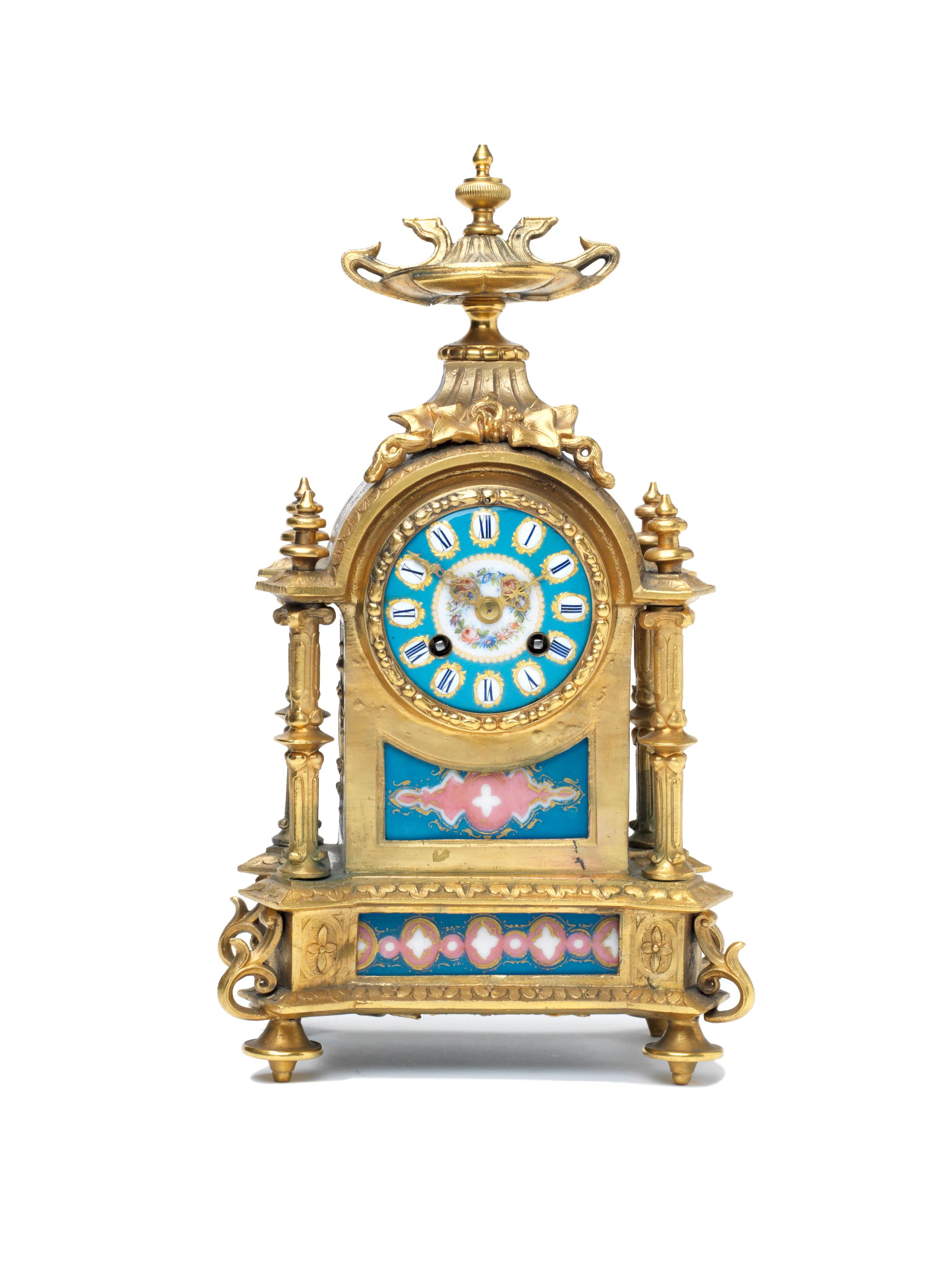 Bonhams A late 19th century French porcelain mounted gilt metal