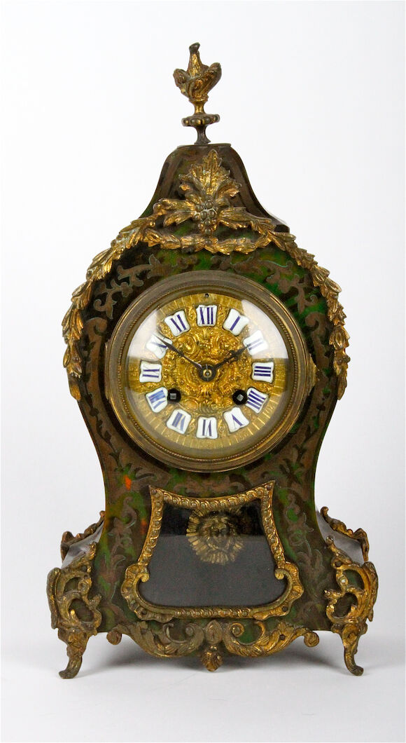 Bonhams : A late 19th century French tortoiseshell, cut brass and gilt ...