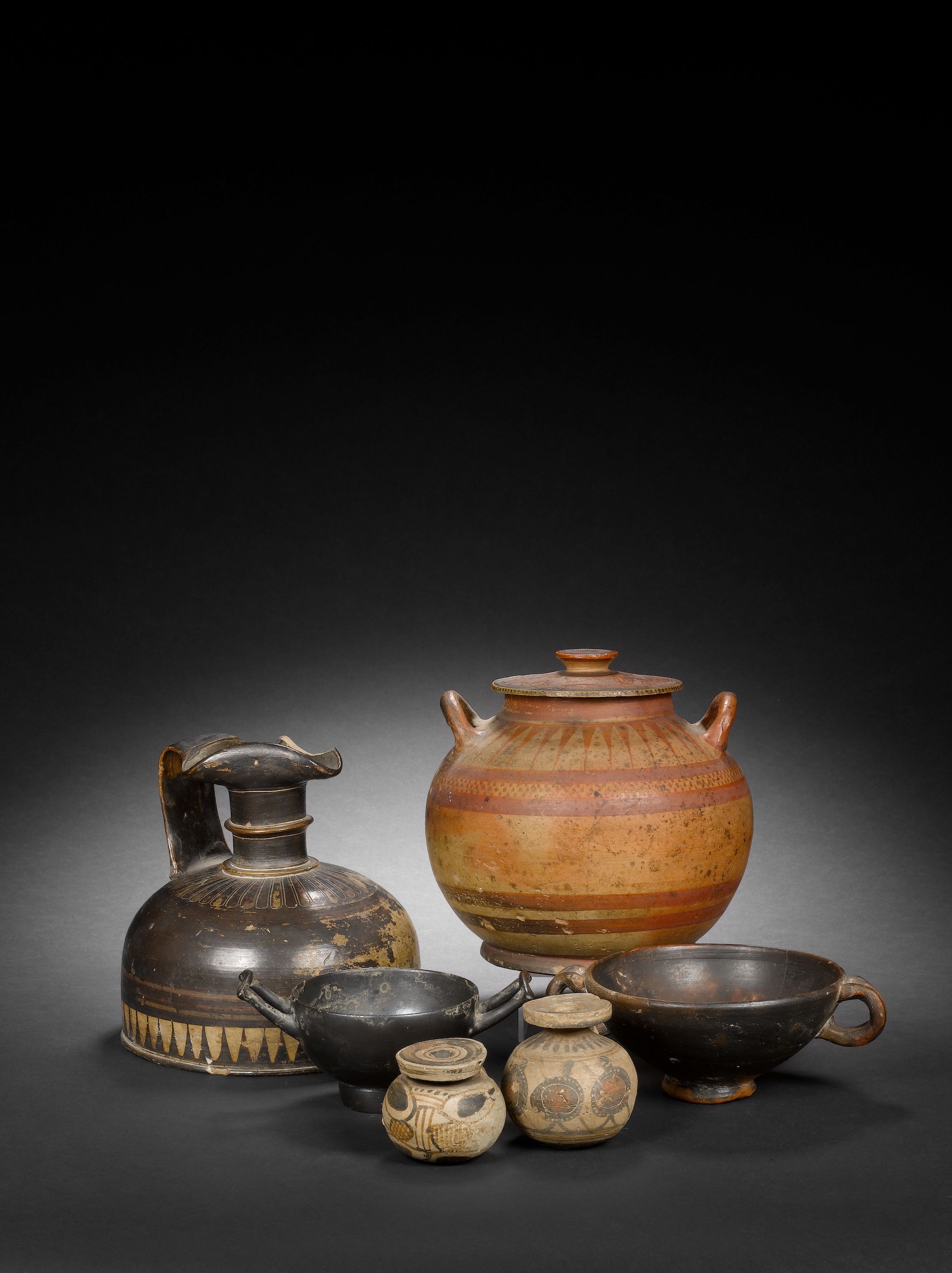 Six Greek pottery vessels Circa 6th4th auctions & price archive