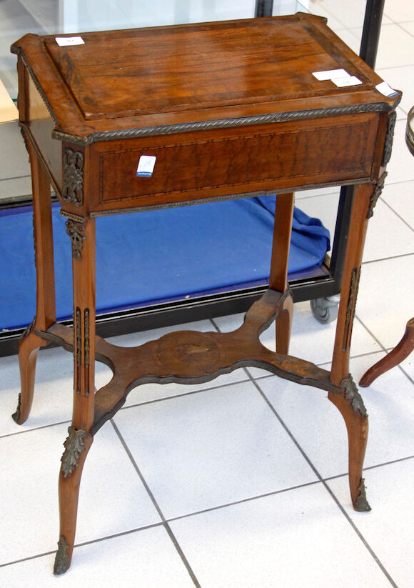Bonhams : A late 19th French mahogany and gilt metal mounted jardiniere ...