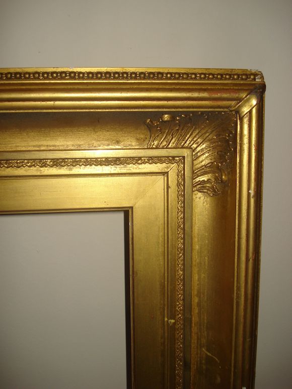 Bonhams : An English early 19th Century gilded composition Morland frame