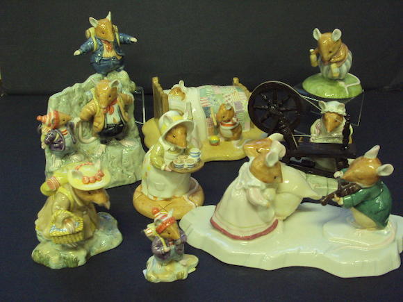 Bonhams : A collection of Royal Doulton Brambly Hedge figurines