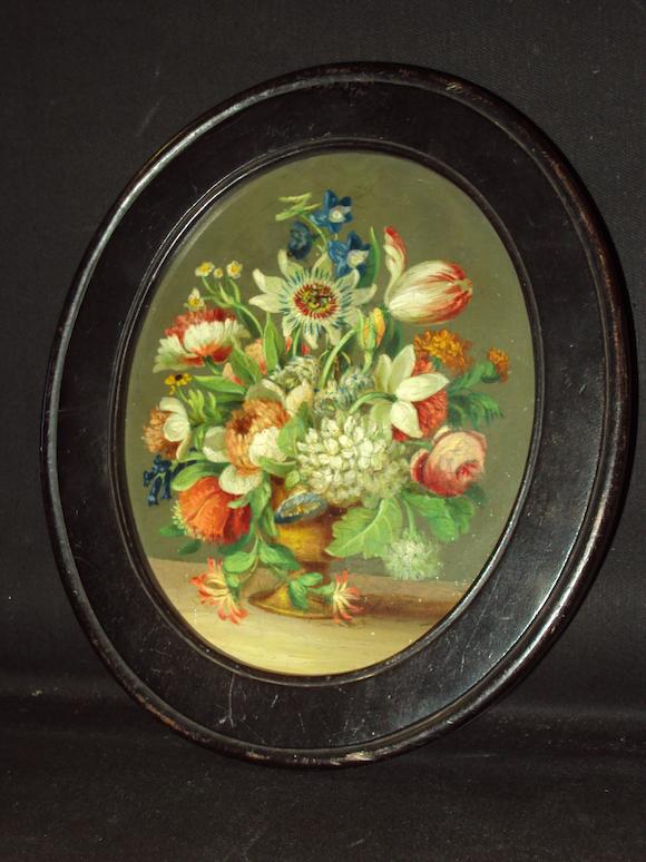 Bonhams : Manner of Jacob van Hulsdonck Flowerpiece, circa 1900