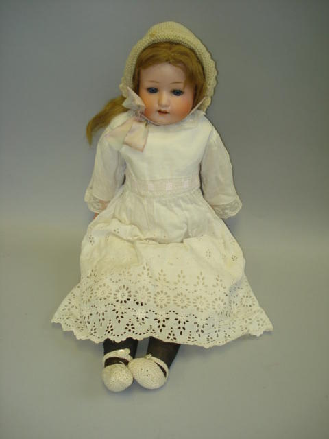 Bonhams : Heubach Koppelsdorf 275 bisque shoulder head doll