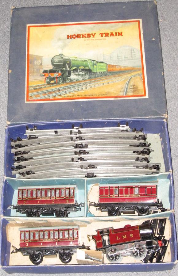 Bonhams : Hornby No.101 Tank passenger set LMS