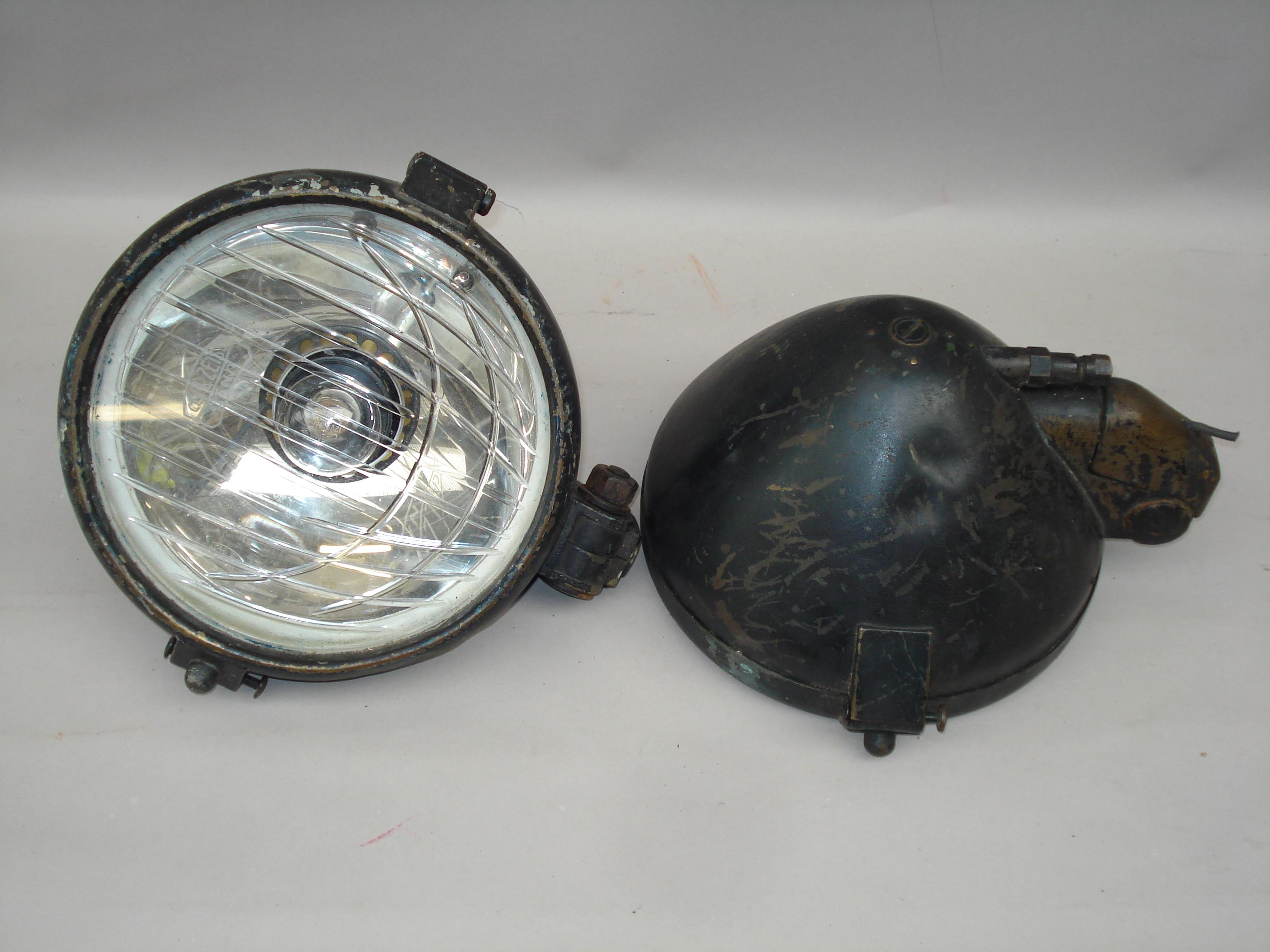 Bonhams Cars : A pair of Zeiss headlamps,