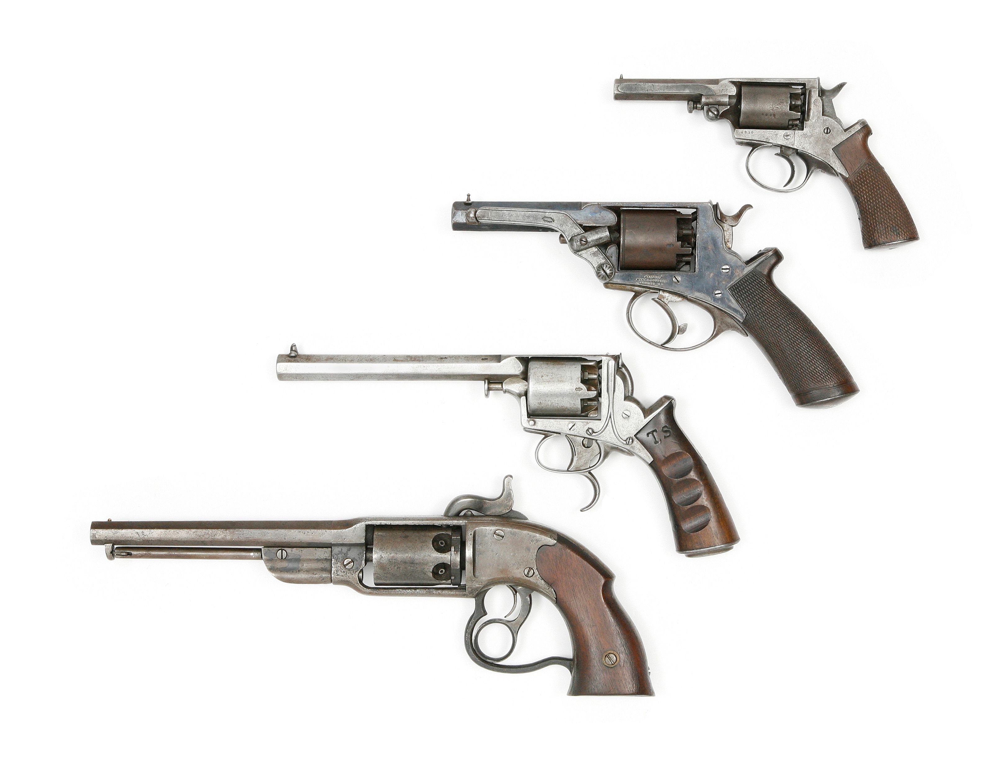 Bonhams A .31 Mass. Arms Co. Adams Patent Pocket Model FiveShot