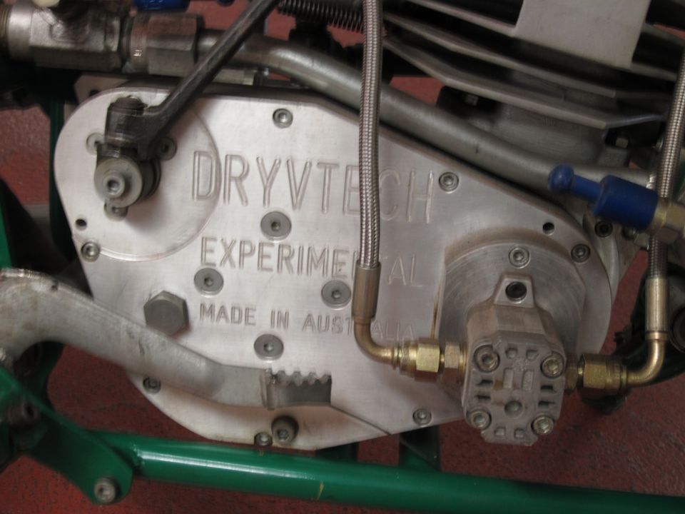 Bonhams 1990 Drysdale 'Dryvtech 2x2x2' Experimental TwoWheelDrive Motorcycle Engine no. DT3001
