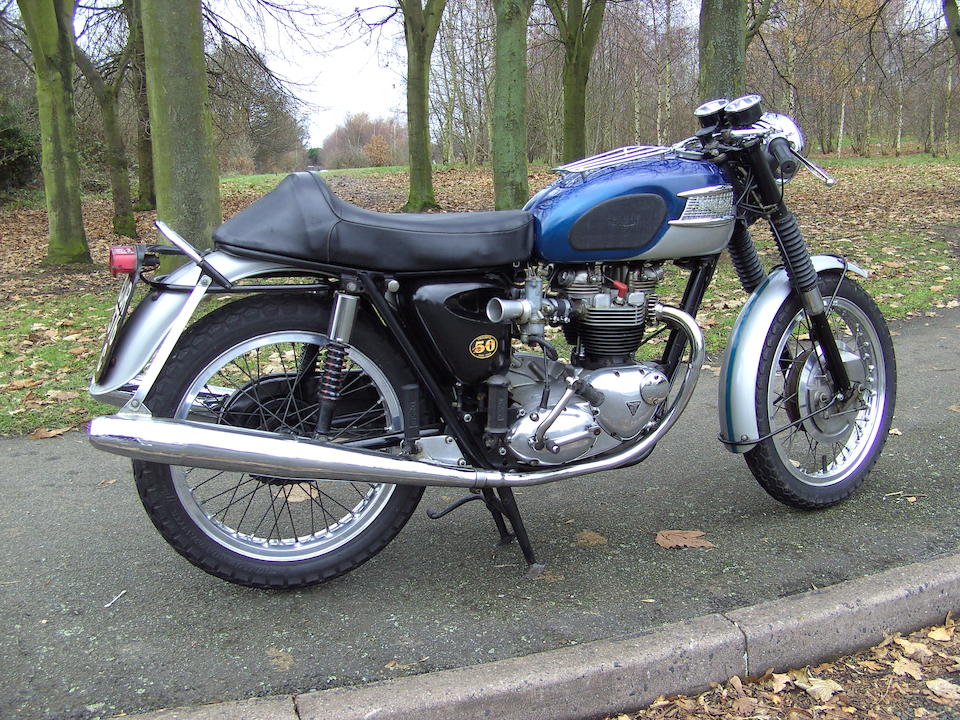 Bonhams : 1965 Triumph 649cc Thruxton Bonneville Frame no. DU 23147 ...