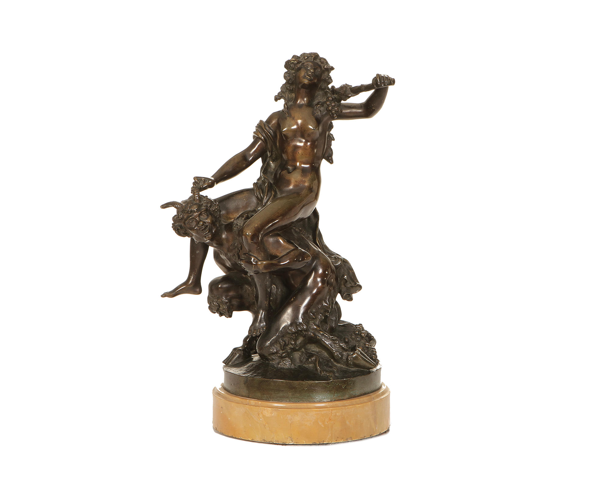 After Claude Michel Clodion, French (1738-1814) A bronze model of a ...