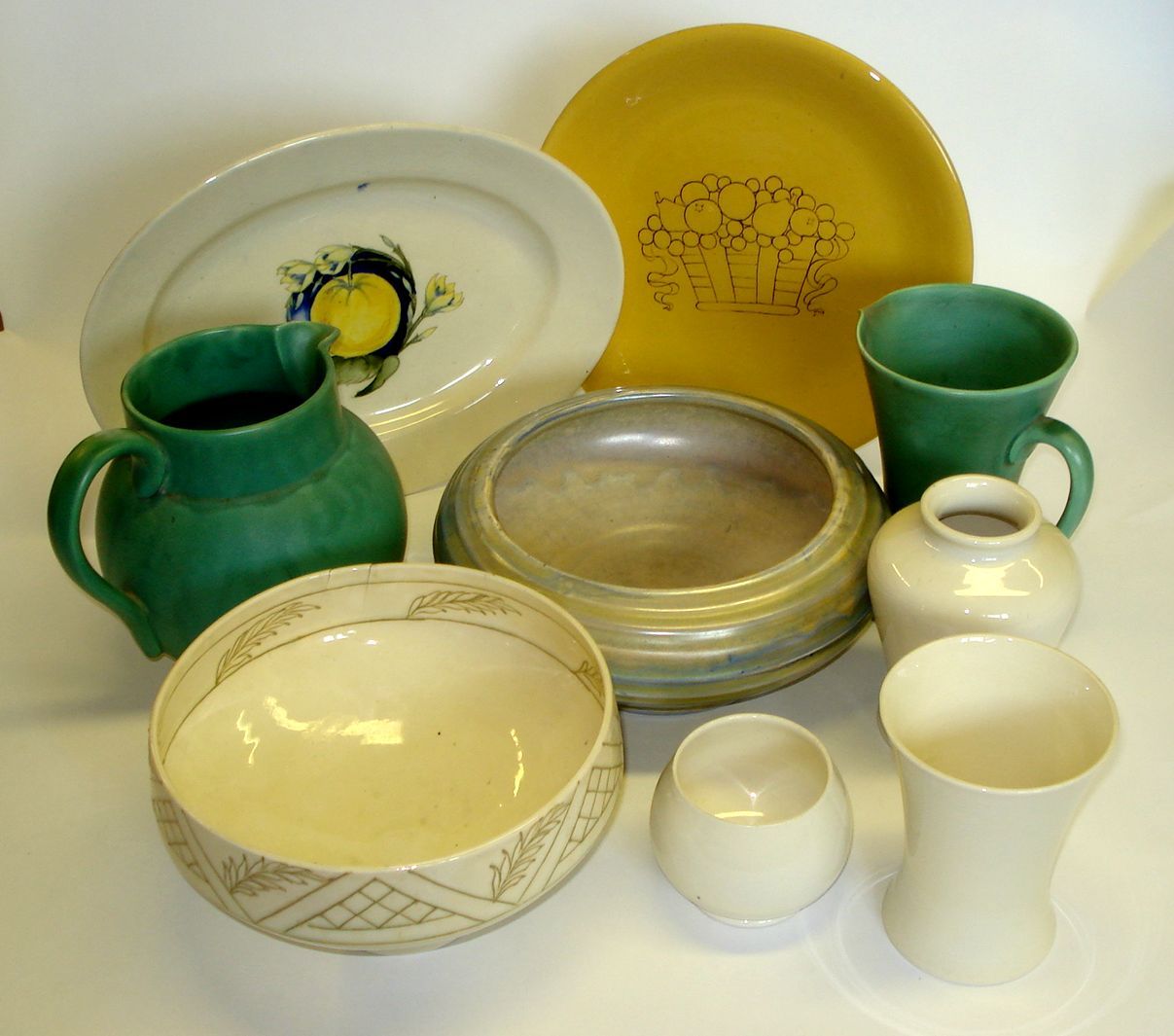 Moorcroft - A Natural Pottery vase of - auctions & price archive