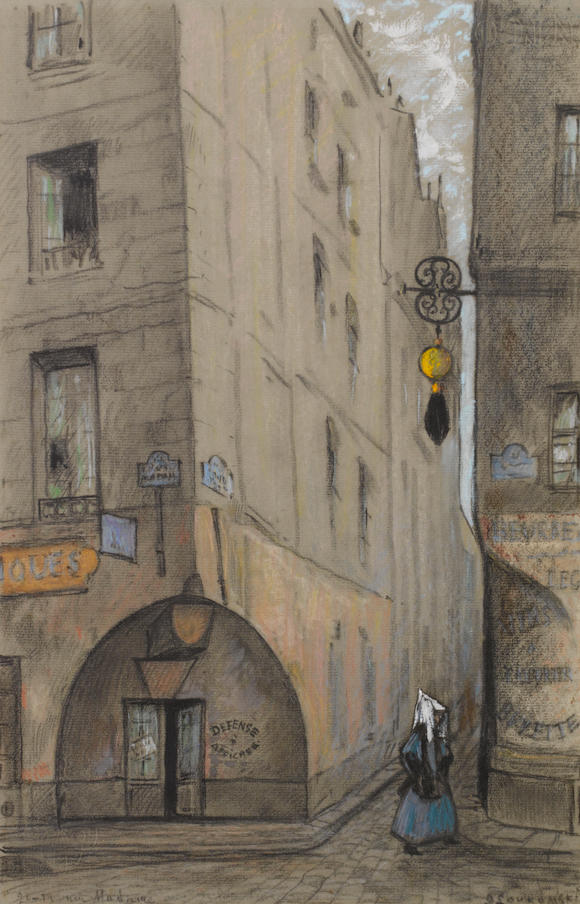 Bonhams : George Loukomski (1884-1952) 'Rue Madame', Paris